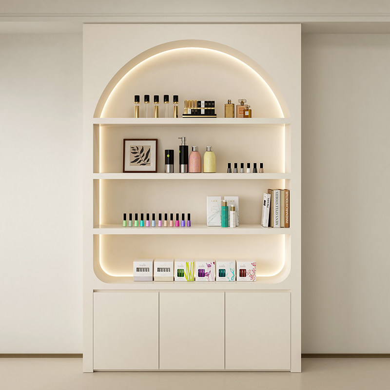 Luxury Skincare Shop - خزانة عرض فاخرة لتخزين مستحضرات التجميل