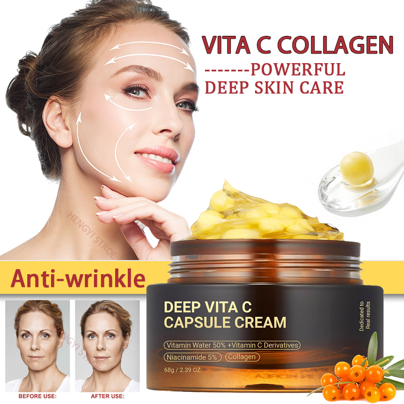 Luxury Skincare Brands - المضادة للتجاعيد فيتا C كبسولة كريم
