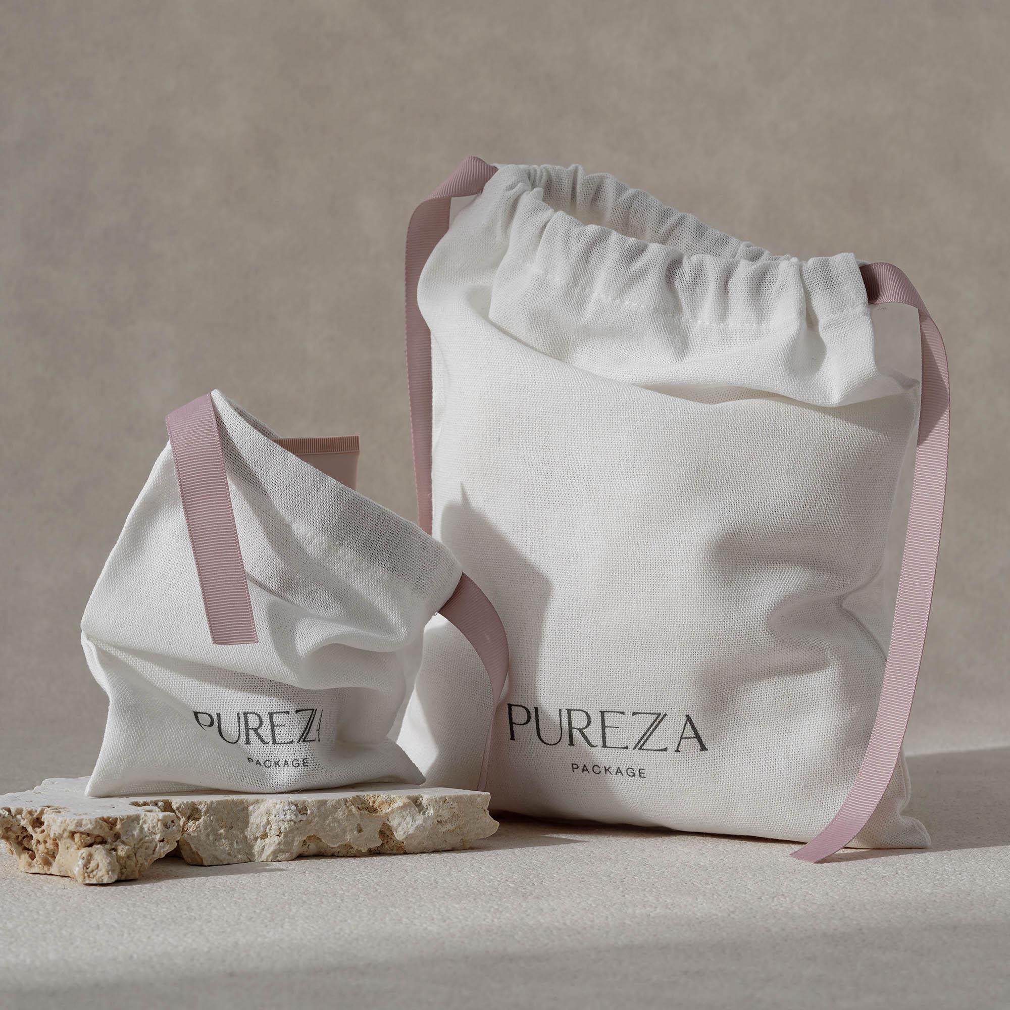 حقيبة قطنية برباط سحب صديقة لل - مراجعة Luxury Skincare Packaging وسعره