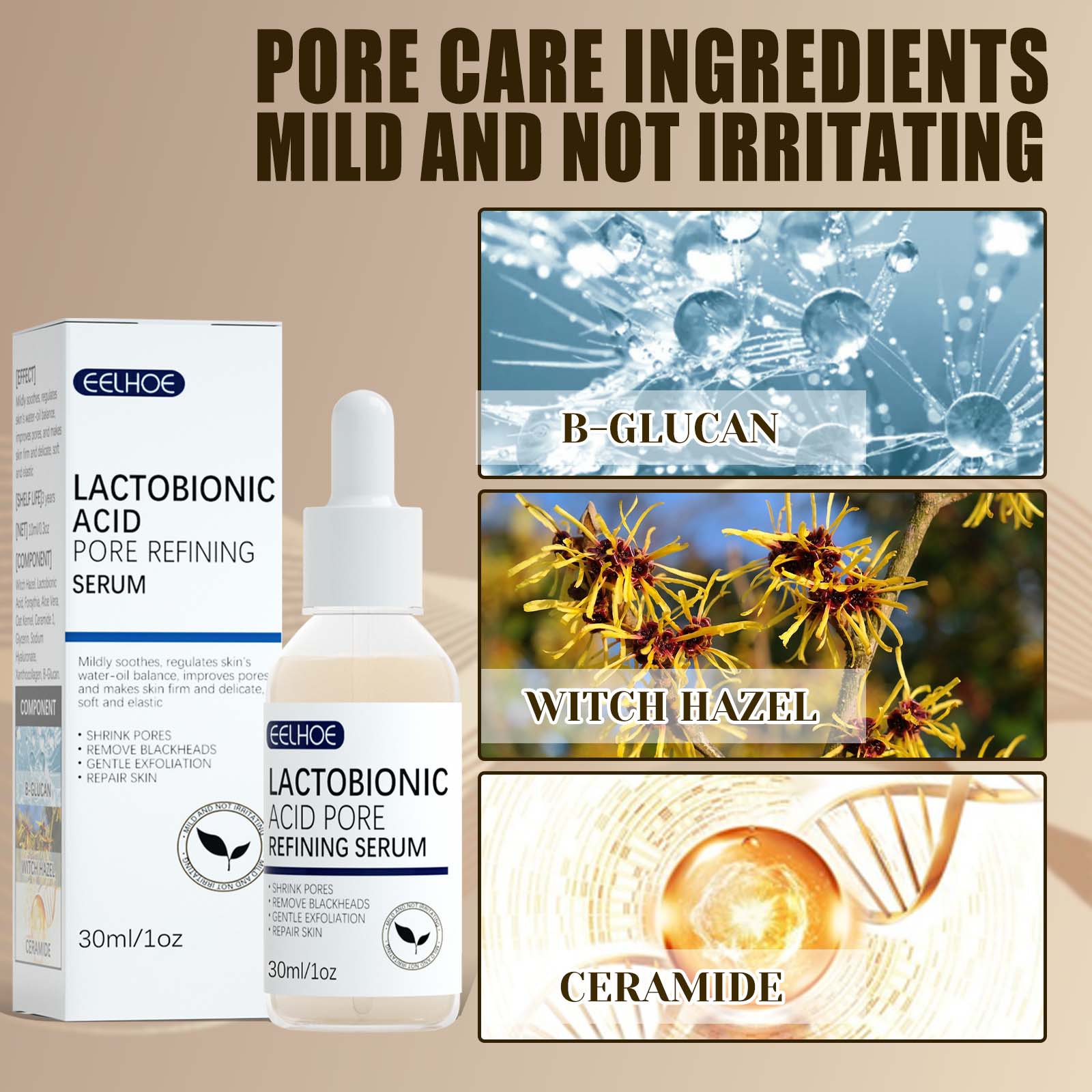 حمض اللاكتوز تقليص المسام مصل  - مراجعة Luxury Skincare Brands وسعره